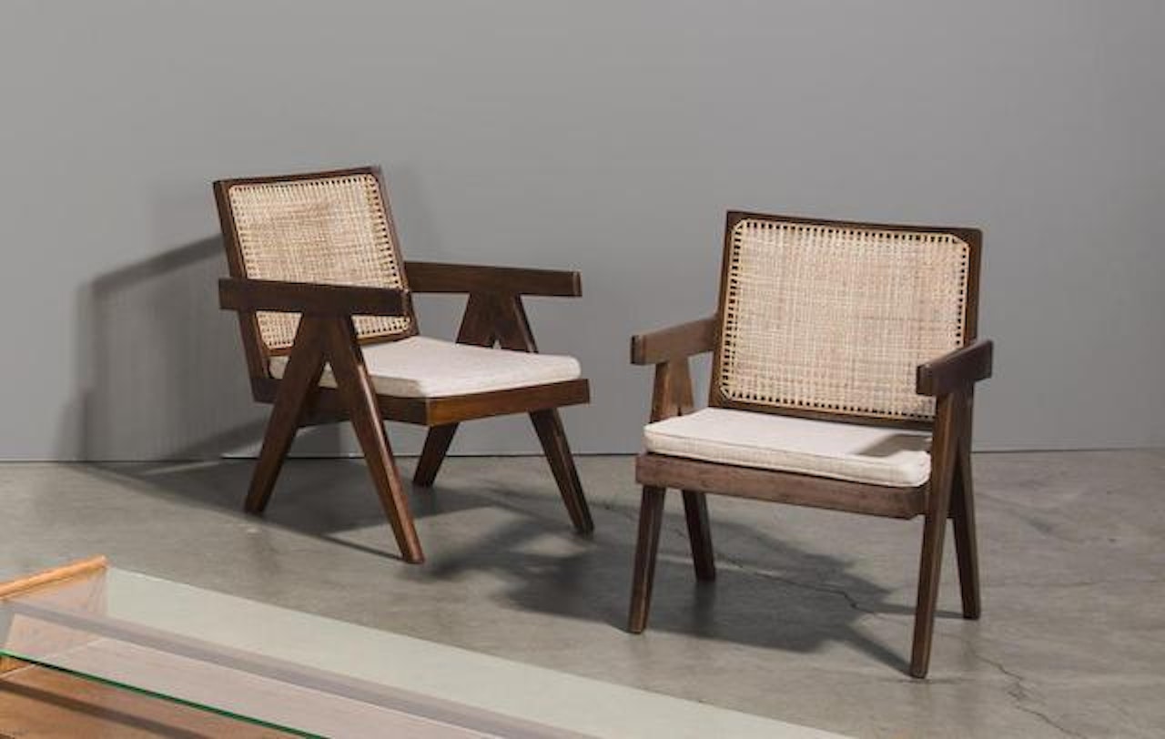 Pair of Easy armchairs by Pierre Jeanneret