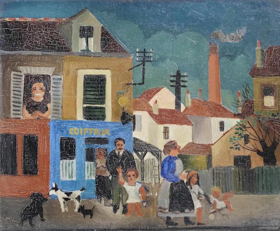 The Barber's Family by Christopher Wood
