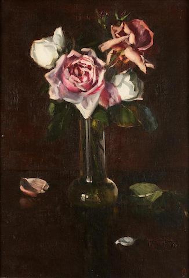 Roses by Arthur Ernest Streeton