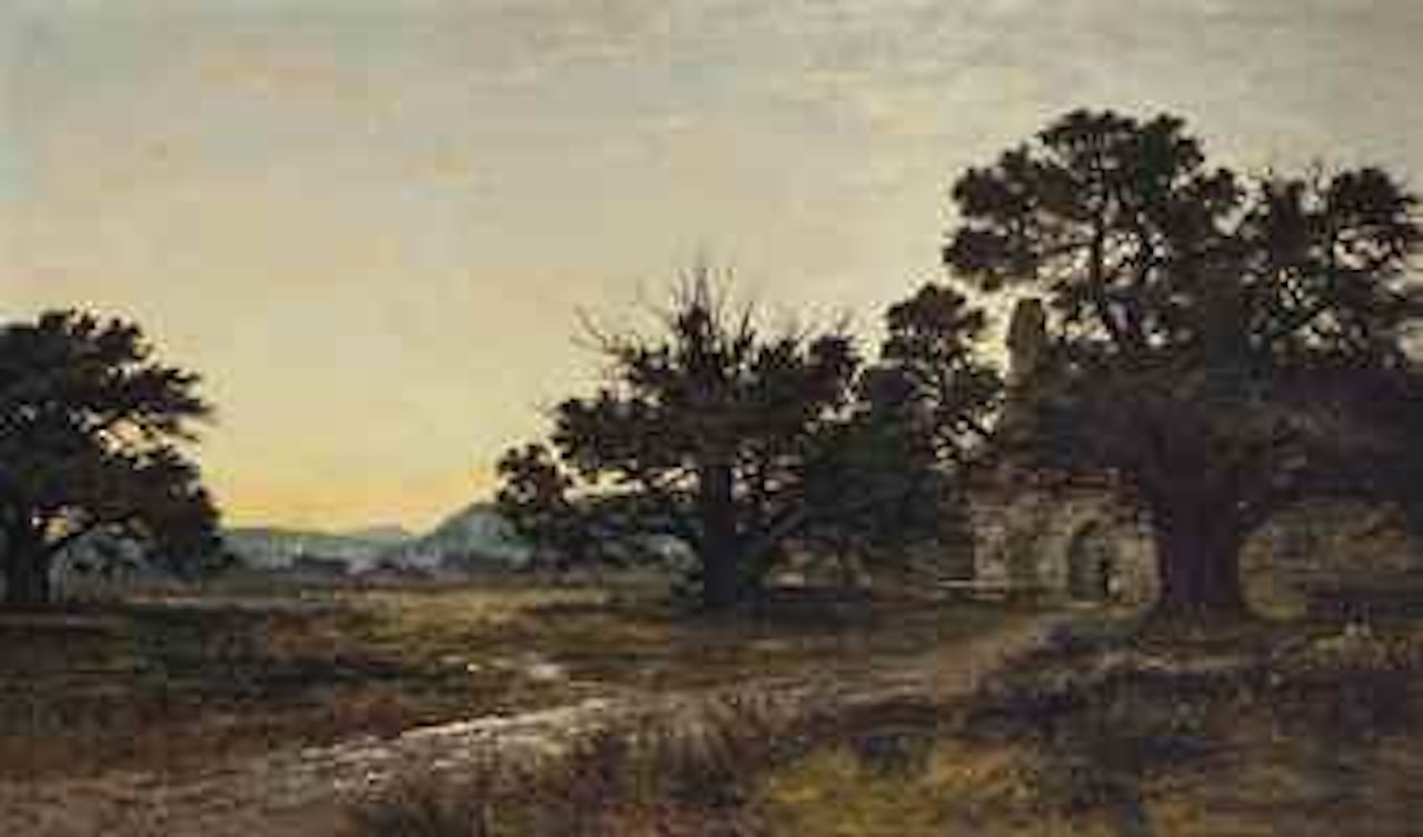 Still evening by Benjamin Williams Leader