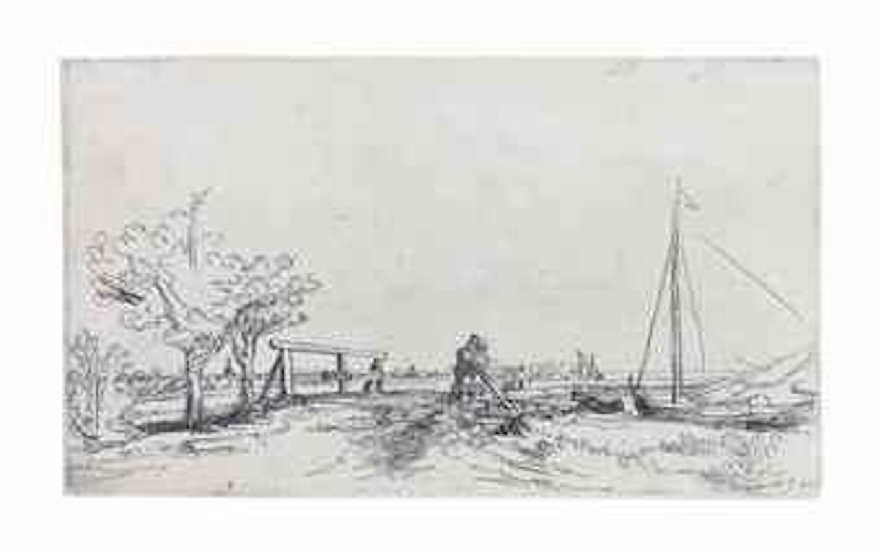 Six's Bridge by Attributed to Rembrandt Harmensz van Rijn