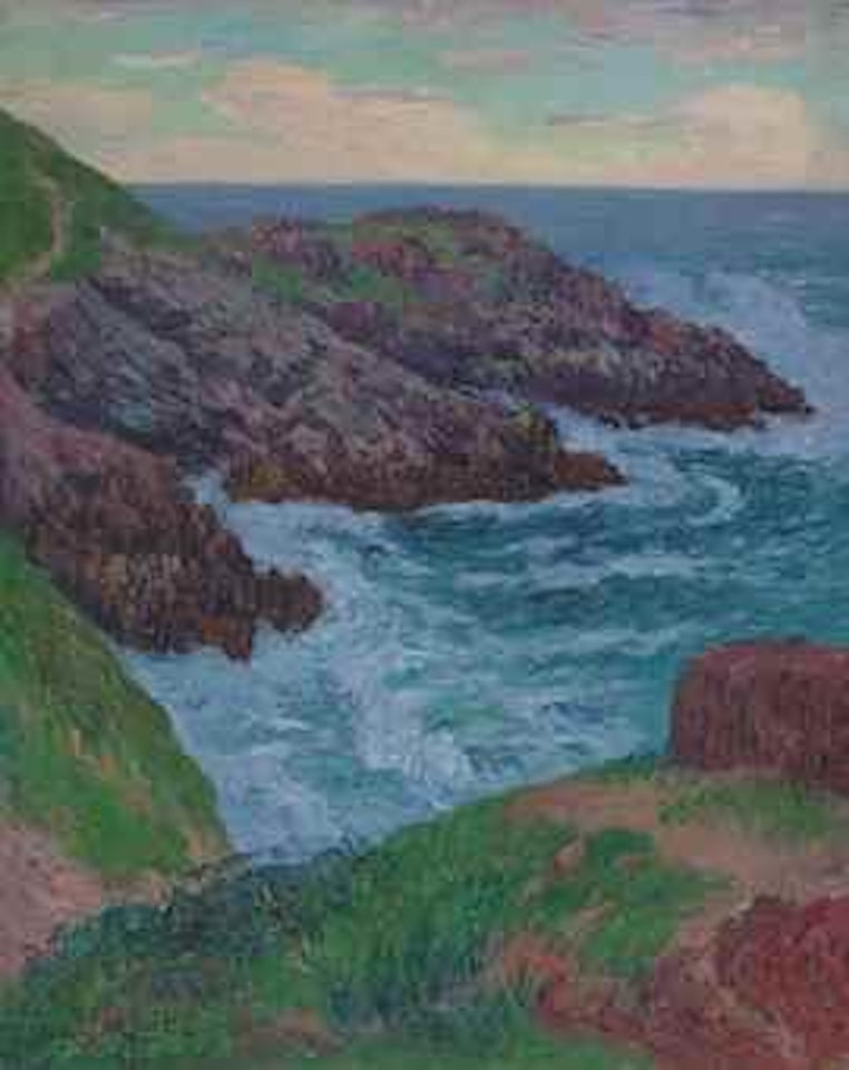 Le soir sur la c�te de Clohars, Finist�re by Henry Moret
