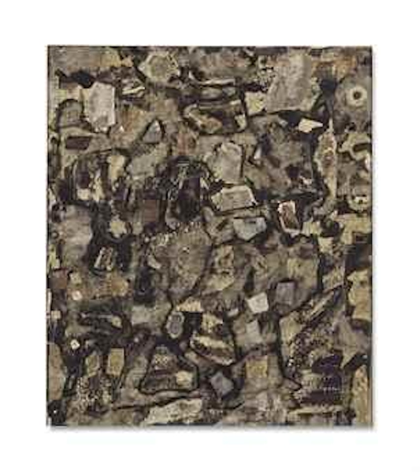 Topographie gaillard novembre by Jean Dubuffet