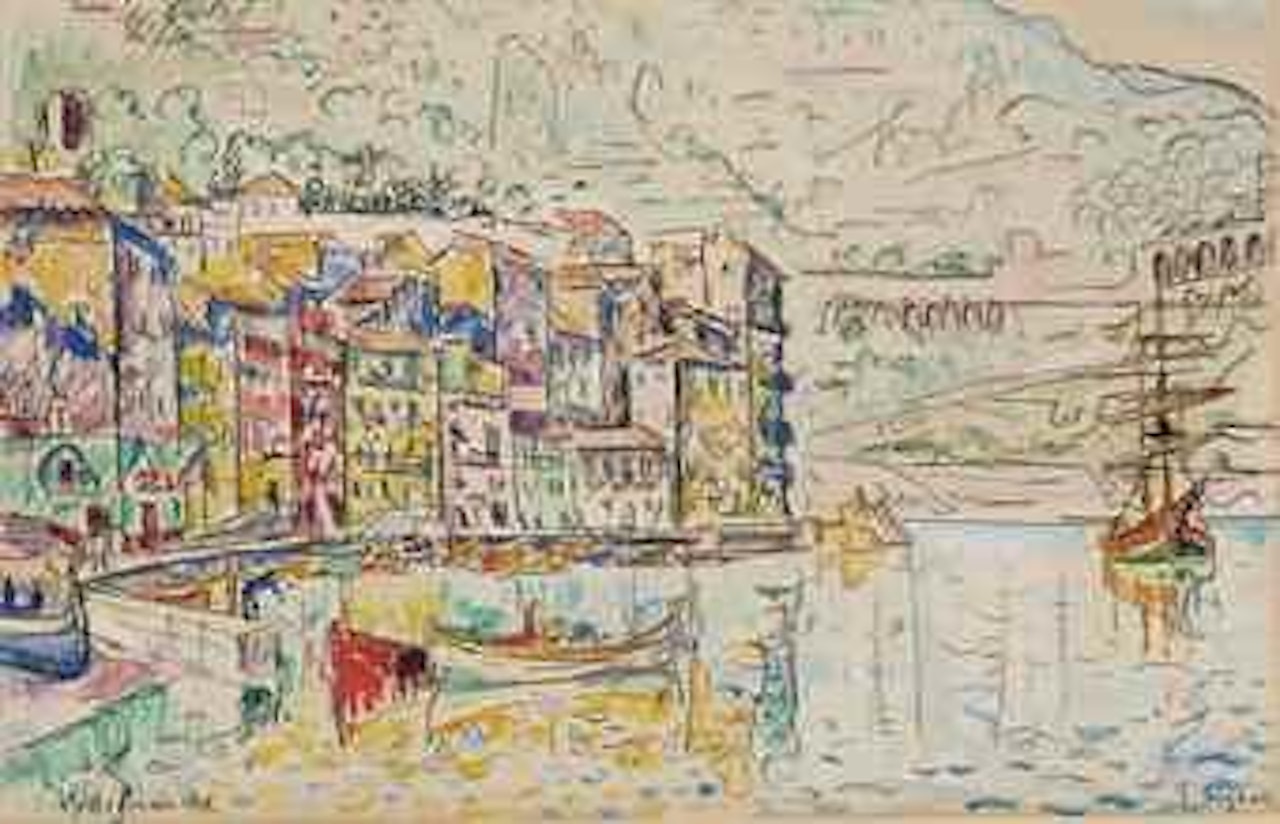 Villefranche-sur-Mer by Paul Signac