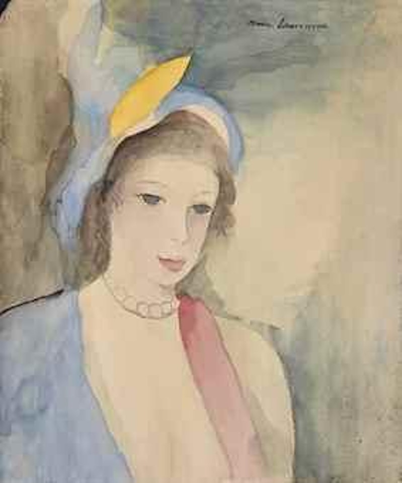 Jeune fille aux perles by Marie Laurencin