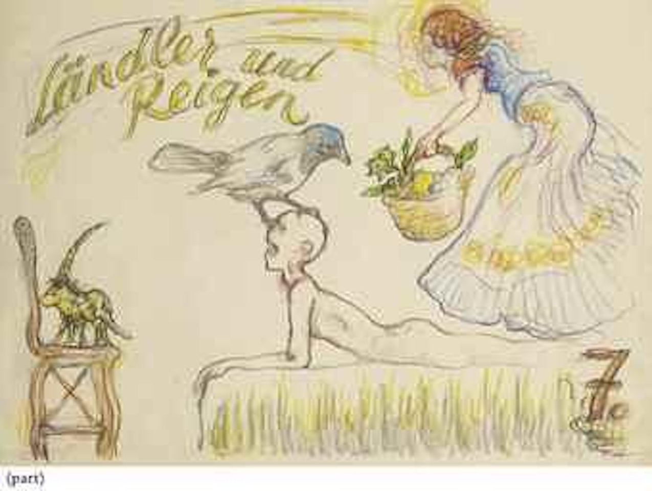 Ländler und reigen. No. 7 de la série Phantom Paläste by Gunter Brus