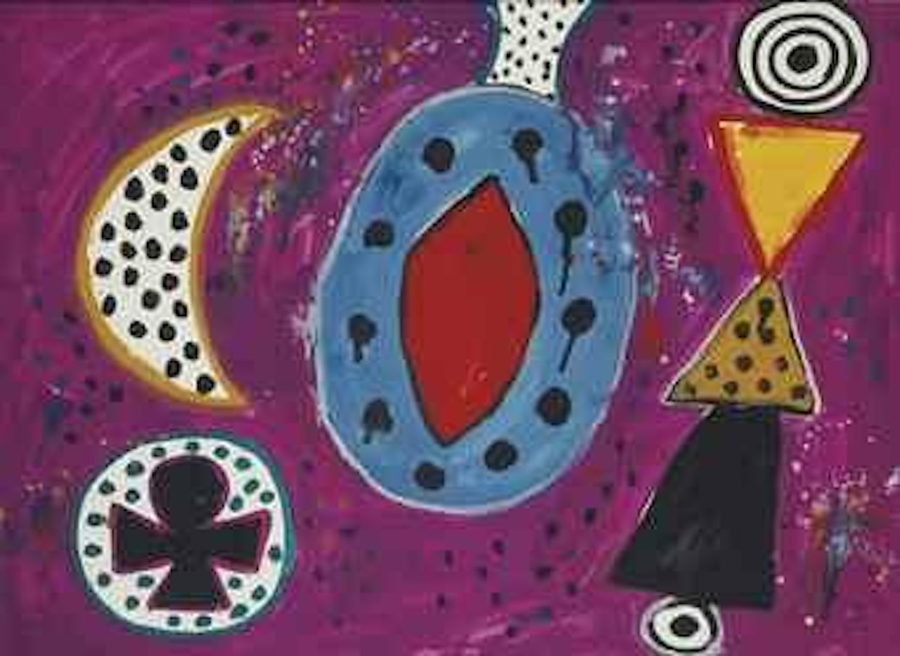 Moon Maiden No 12 by Alan Davie