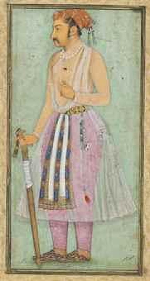 A portrait of the Emperor Shah Jahan by Mughal School