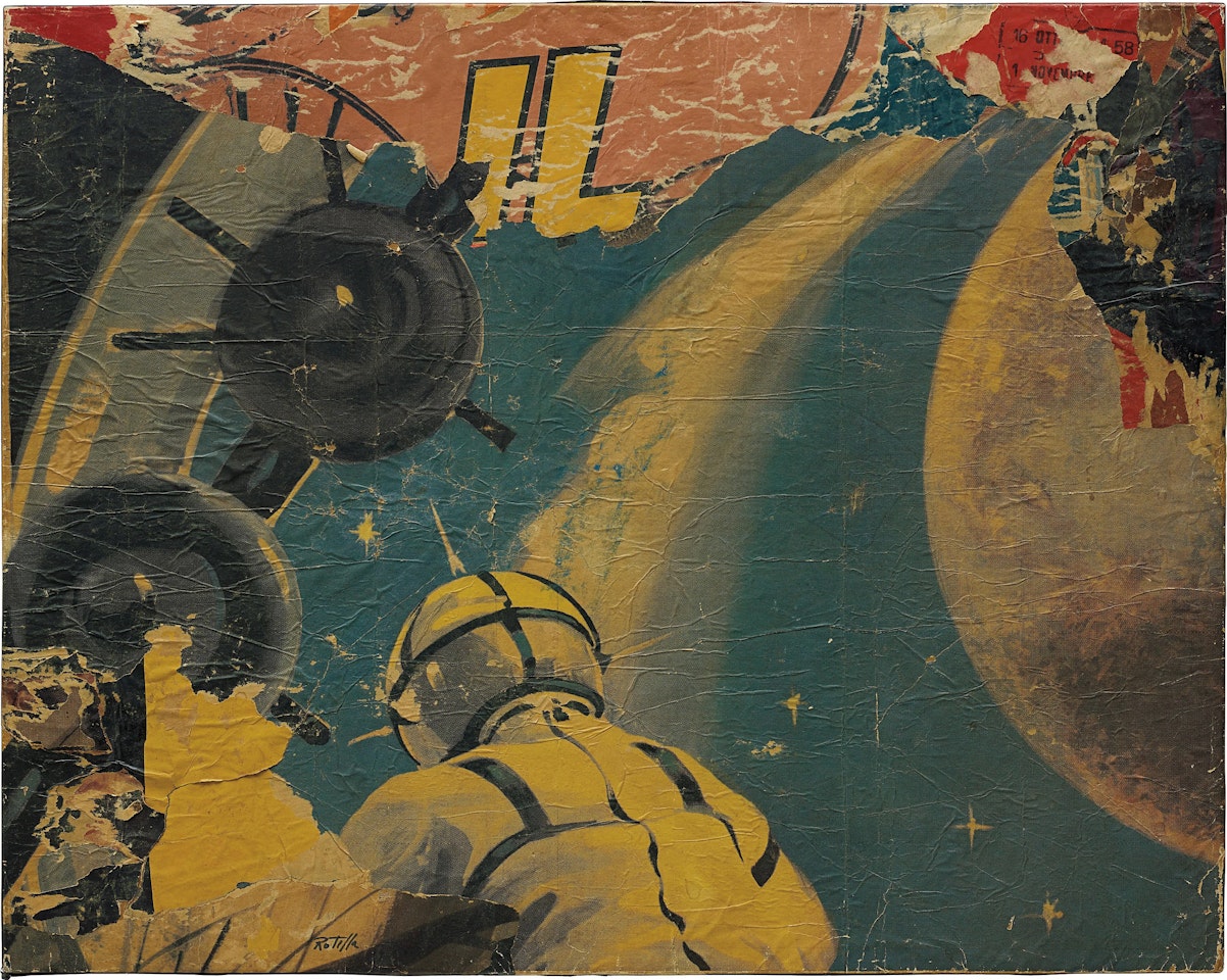 Untitled by Mimmo Rotella
