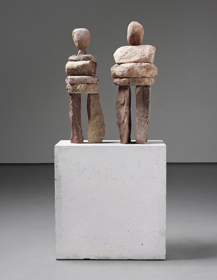 The Pleased and the Delighted by Ugo Rondinone