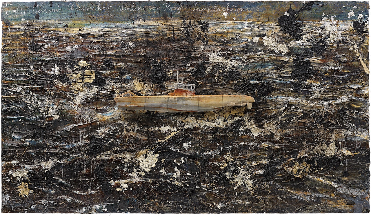 Für Velimir Khlebnikov: Die Lehre vom Krieg: Seeschlachten by Anselm Kiefer