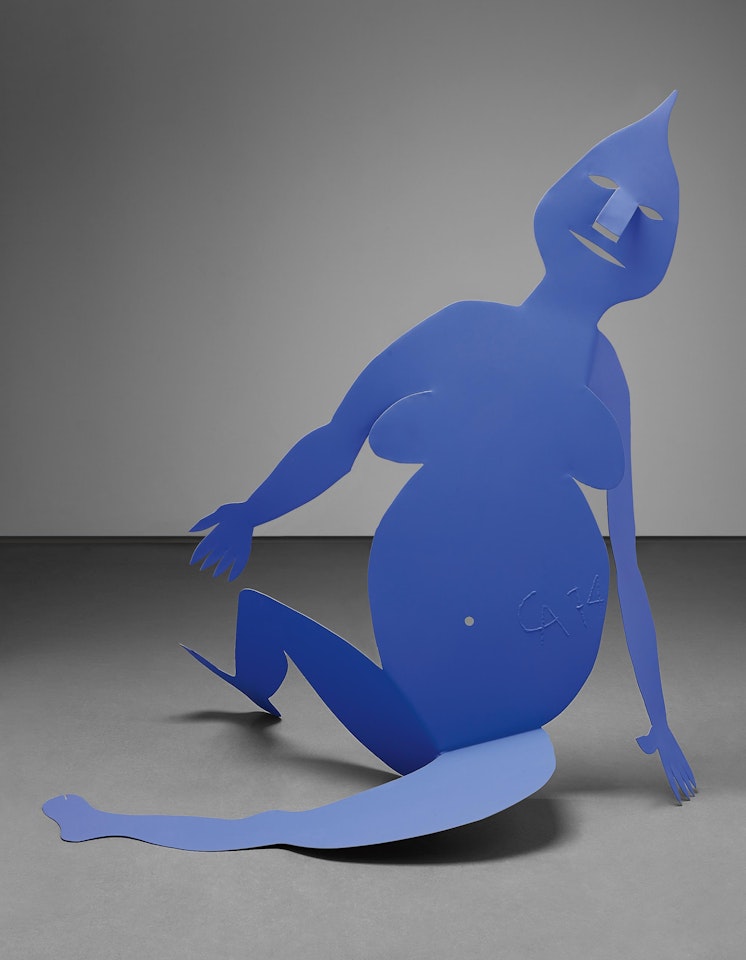 Critter Bleue Assise by Alexander Calder