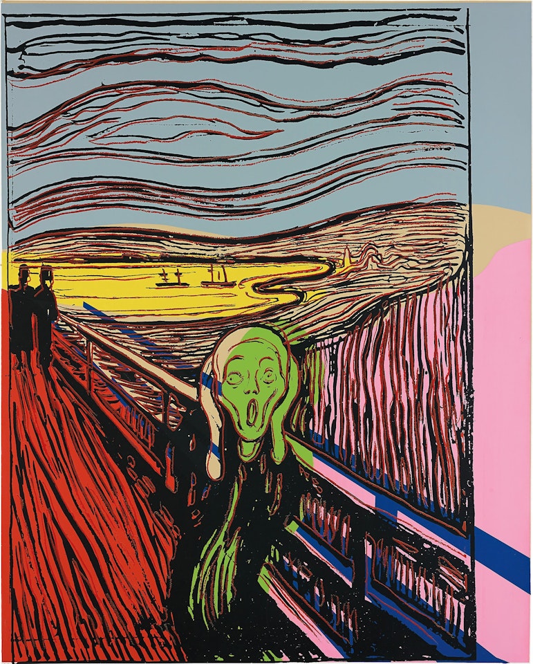 The Scream (after Munch) by Andy Warhol