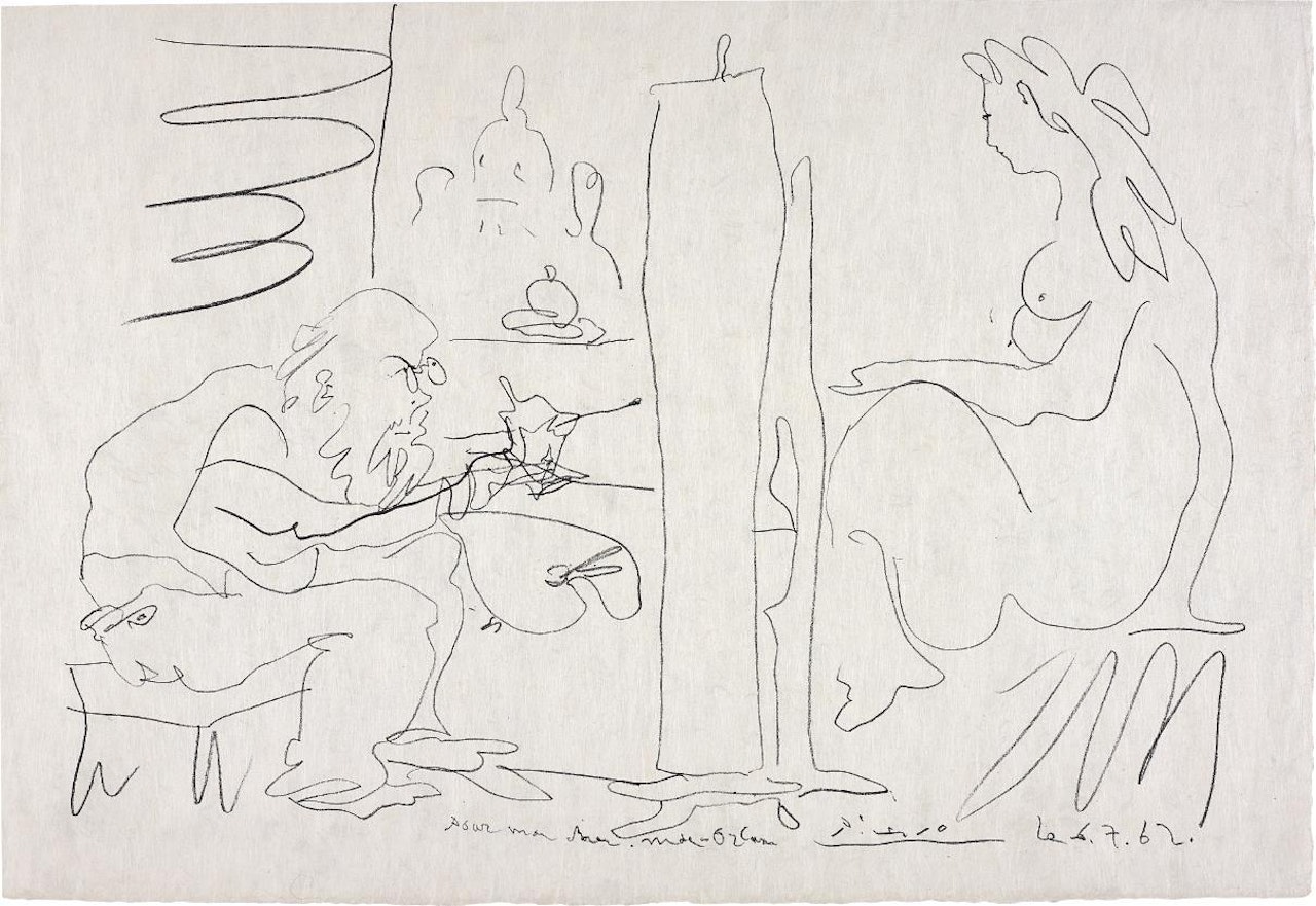 Le Peintre et son mod�le (The Painter and his Model) by Pablo Picasso