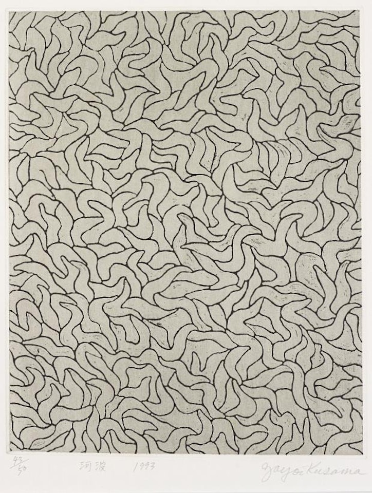 River Wave by Yayoi Kusama