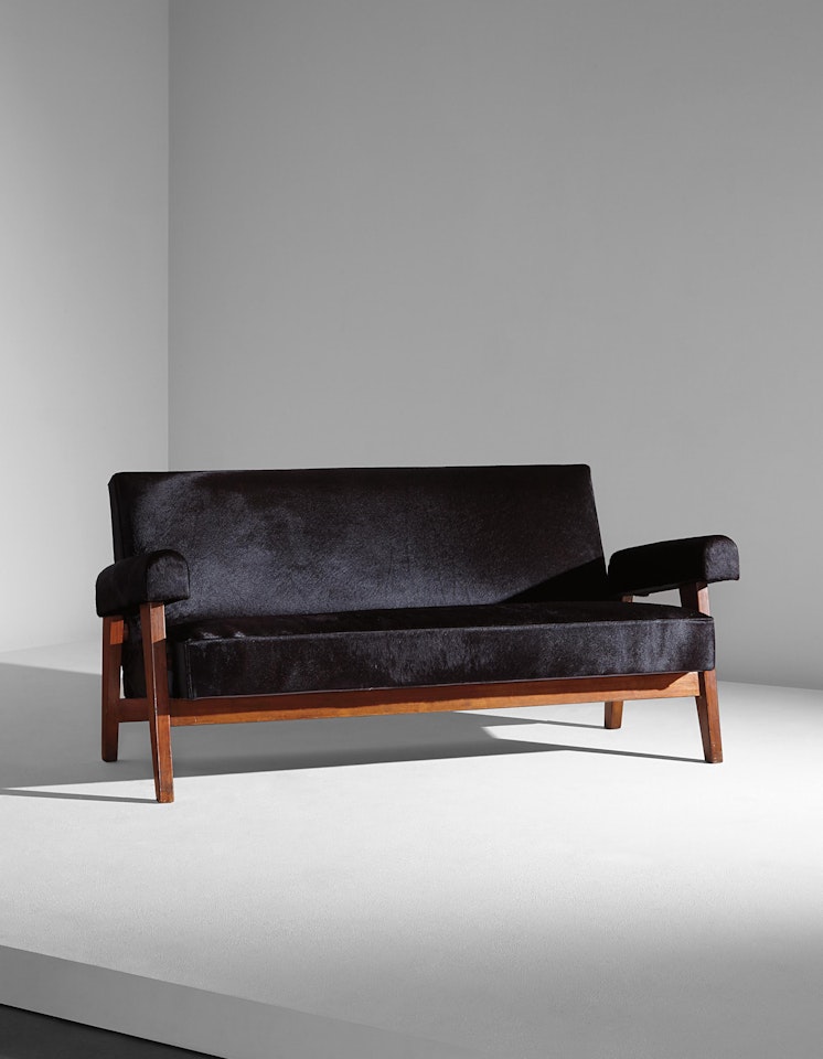 Sofa, model no. LC/PJ-SI-42-B, designed for the High Court and Assembly, Chandigarh by Le Corbusier & Pierre Jeanneret