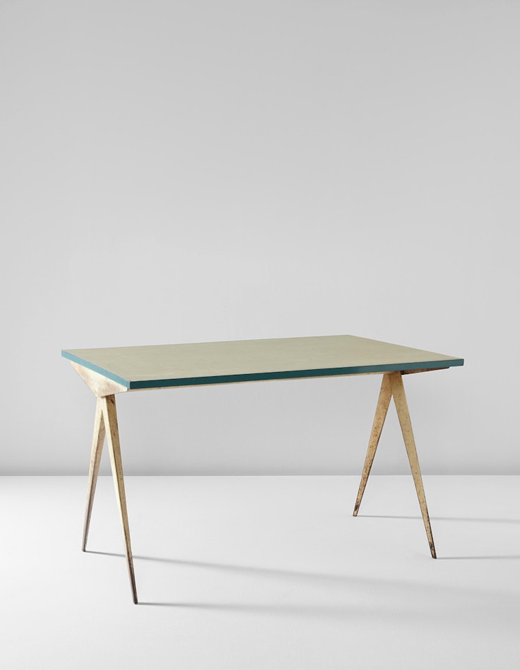 Compas caf�t�ria table, model no. 512 by Jean Prouvé