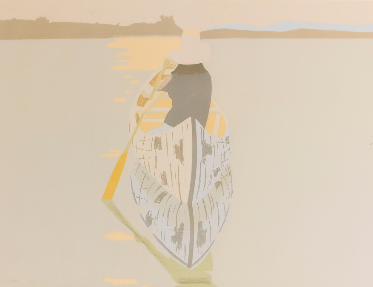 Good Afternoon II (Gray Rowboat) (Maravell 78) by Alex Katz