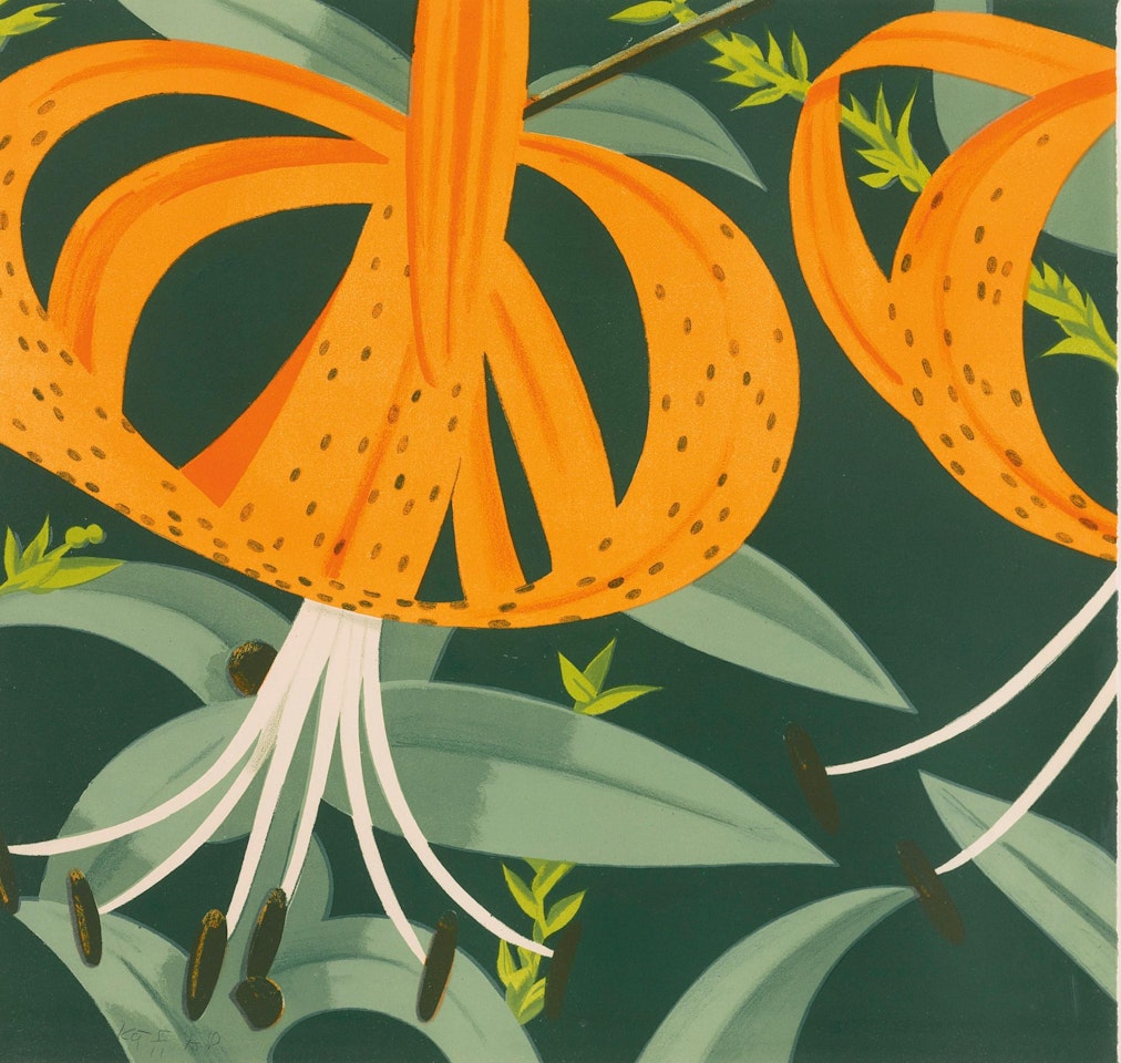 Superb Lilies (M 62) by Alex Katz