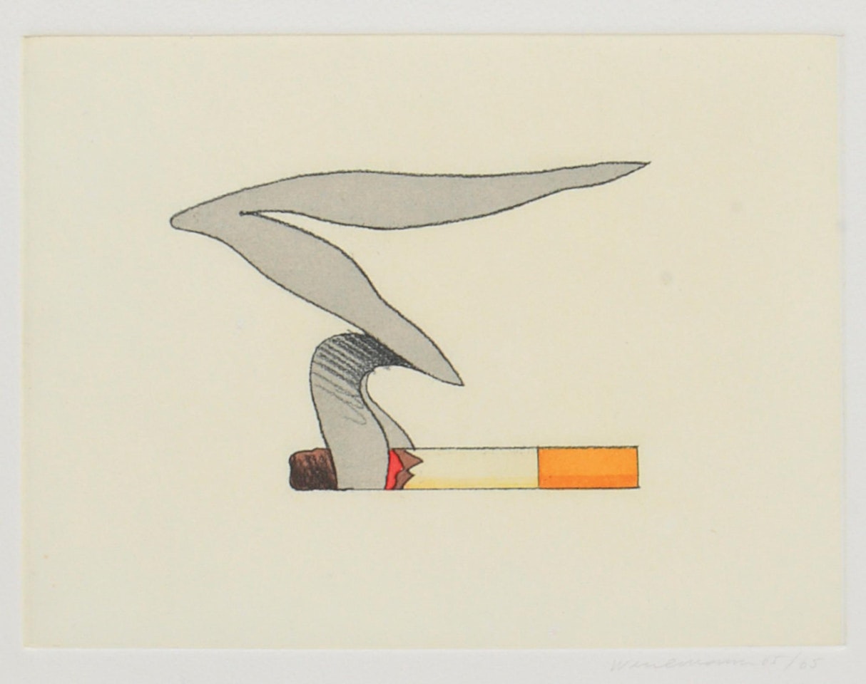 Smoking Cigarette #2 by Tom Wesselmann