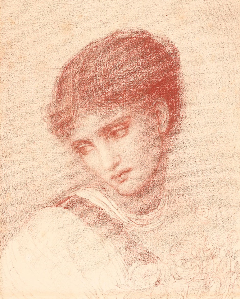 Portrait of Maria Zambaco by Edward Coley Burne-Jones