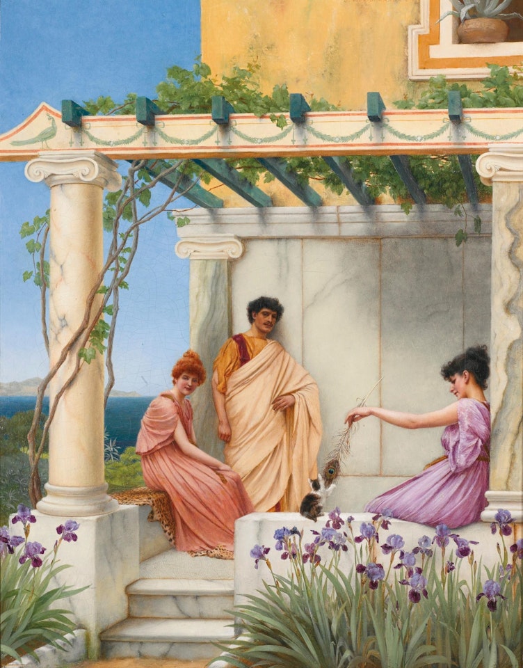 Playtime by JOHN WILLIAM GODWARD, R.B.A.