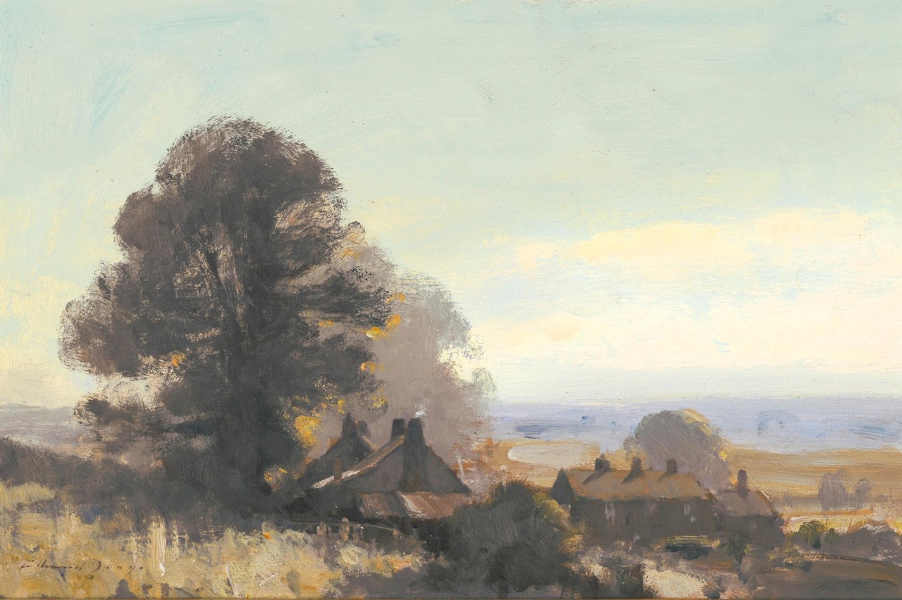 September Morning, Suffolk by Edward Seago