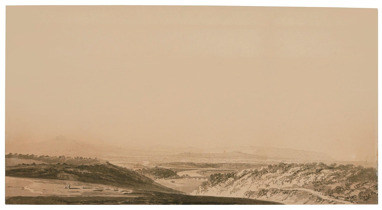 A View of The River Tiber from Monte Mario, Italy by Joseph Mallord William Turner