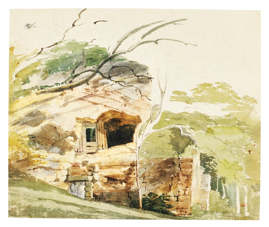 Warkworth Hermitage, Northumberland by Thomas Girtin
