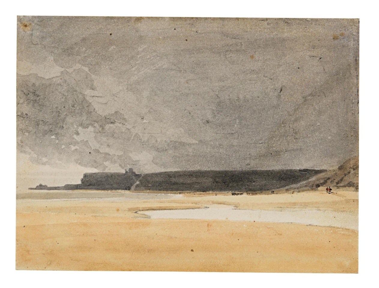 A Distant View of Whitby, Yorkshire by Thomas Girtin