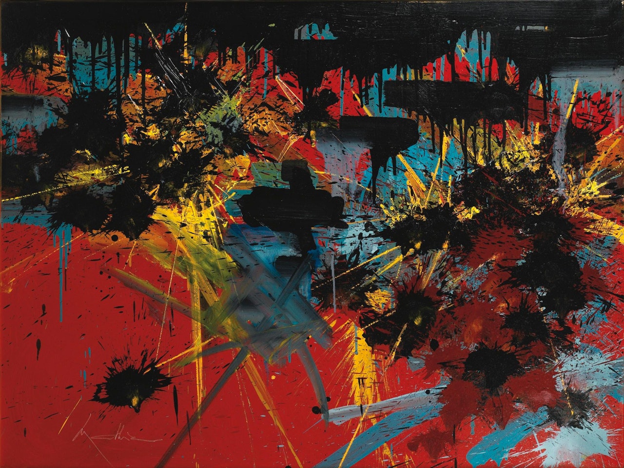 L'obscurit� Ardente by Georges Mathieu