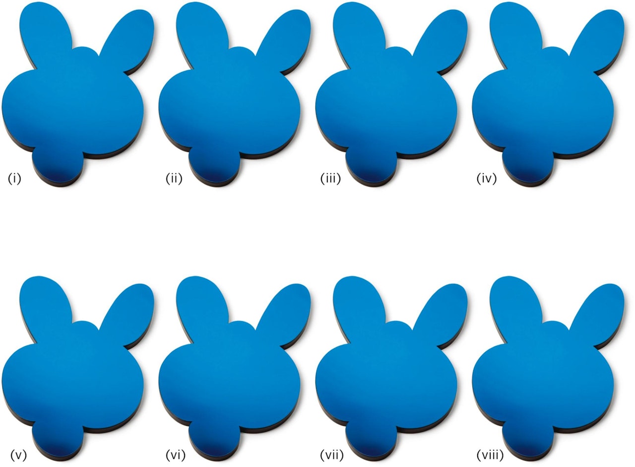 Kangaroo Mirror Box (Blue) (Eight Works) by Jeff Koons