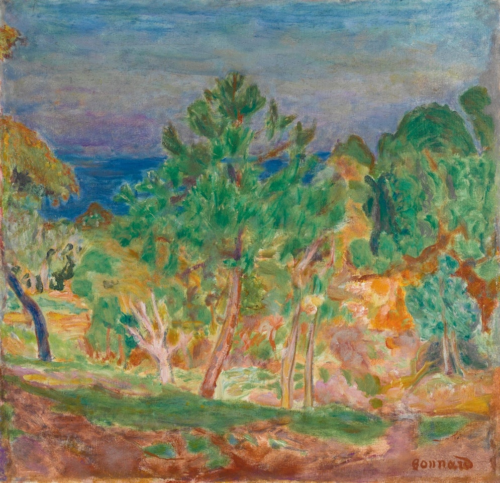 Bords De Seine or Paysage Ensoleill� by Pierre Bonnard