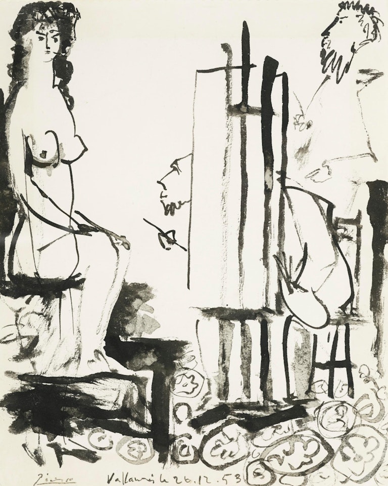 Dans L'atelier by Pablo Picasso