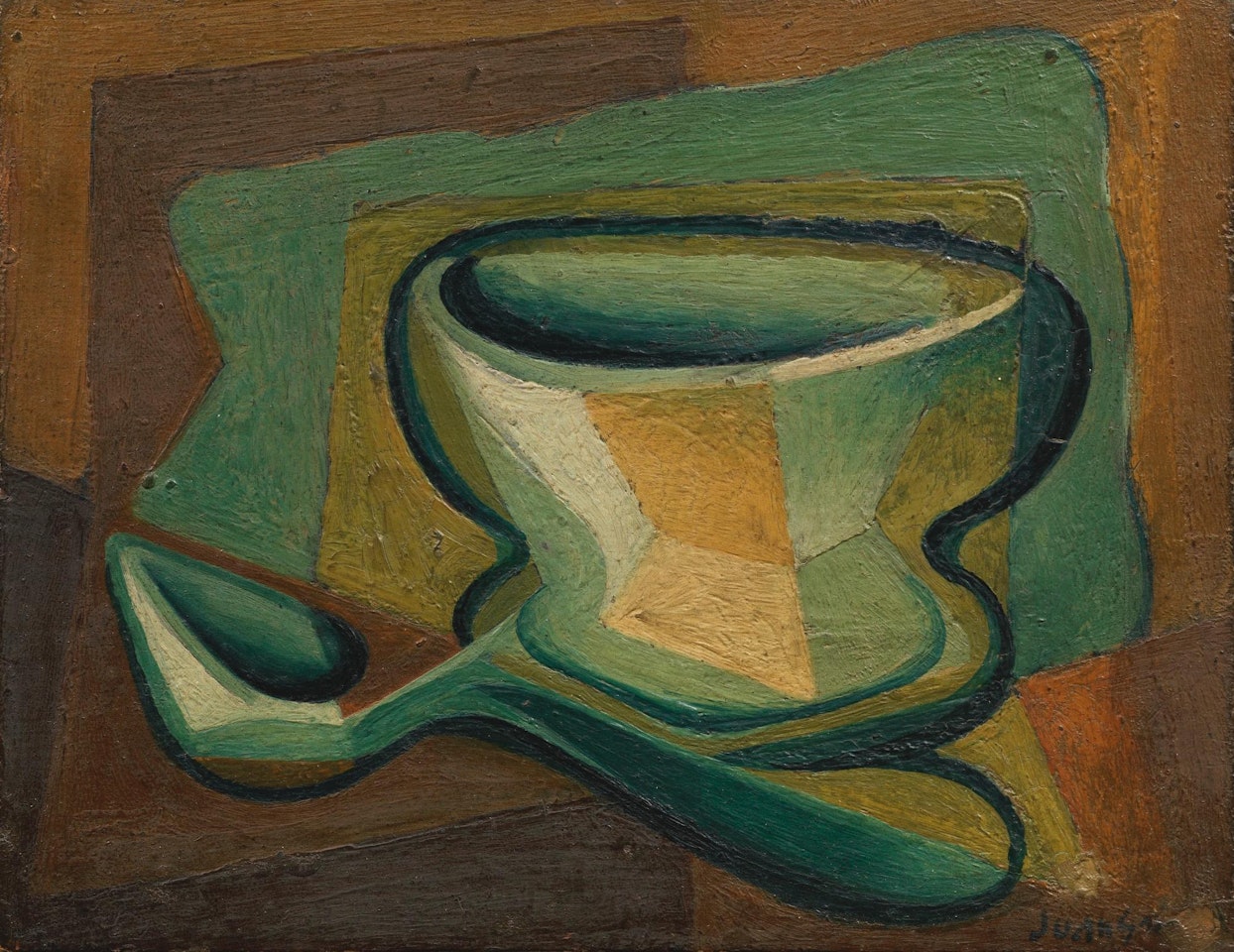 Bol et Cuill�re by Juan Gris