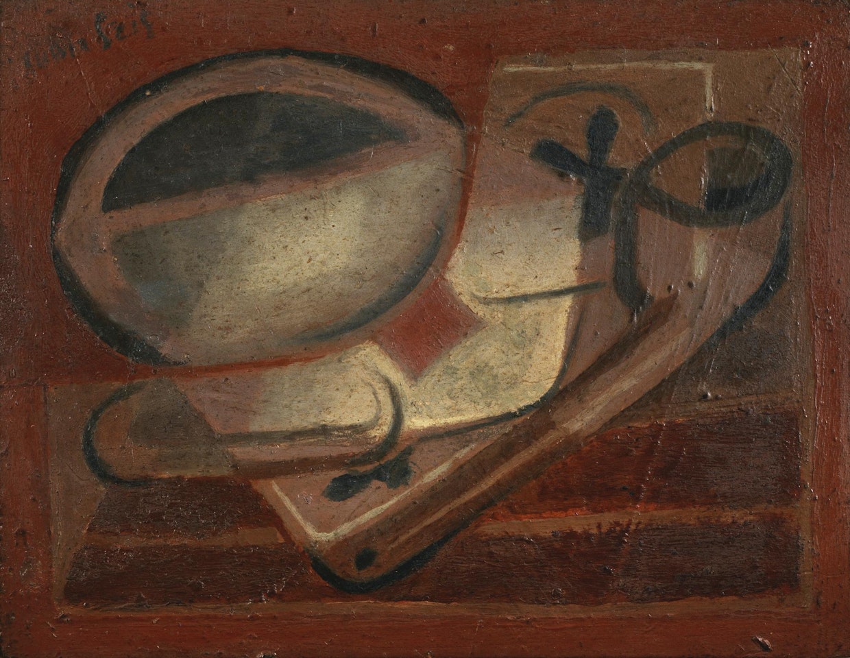 L'as De Tr�fle by Juan Gris