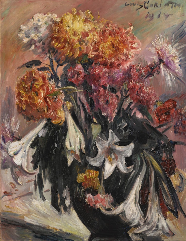 Chrysanthemen Und Lilien (Chrysanthemums and Lilies) by Lovis Corinth