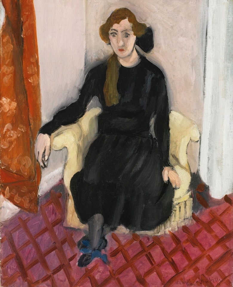 Jeune Fille En Noir by Henri Matisse