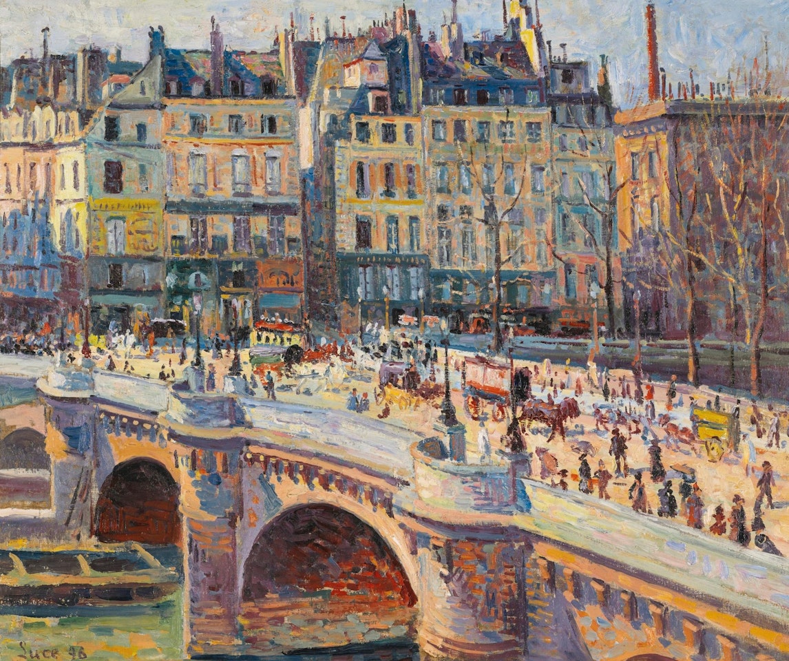 Paris, Le Pont-neuf Et Le Quai Conti (Jour) by Maximilien Luce