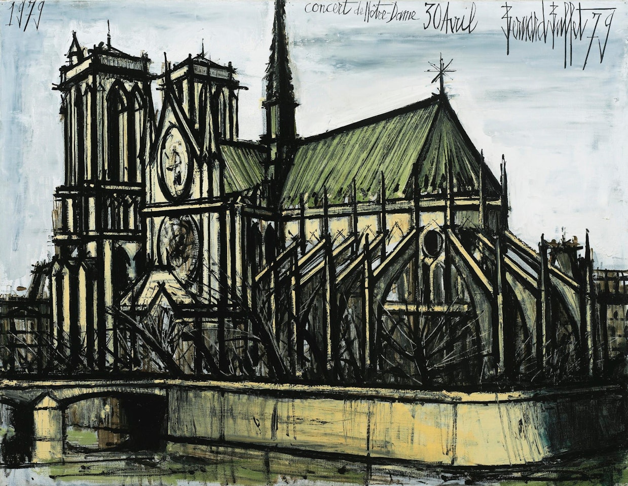 N�tre-dame by Bernard Buffet