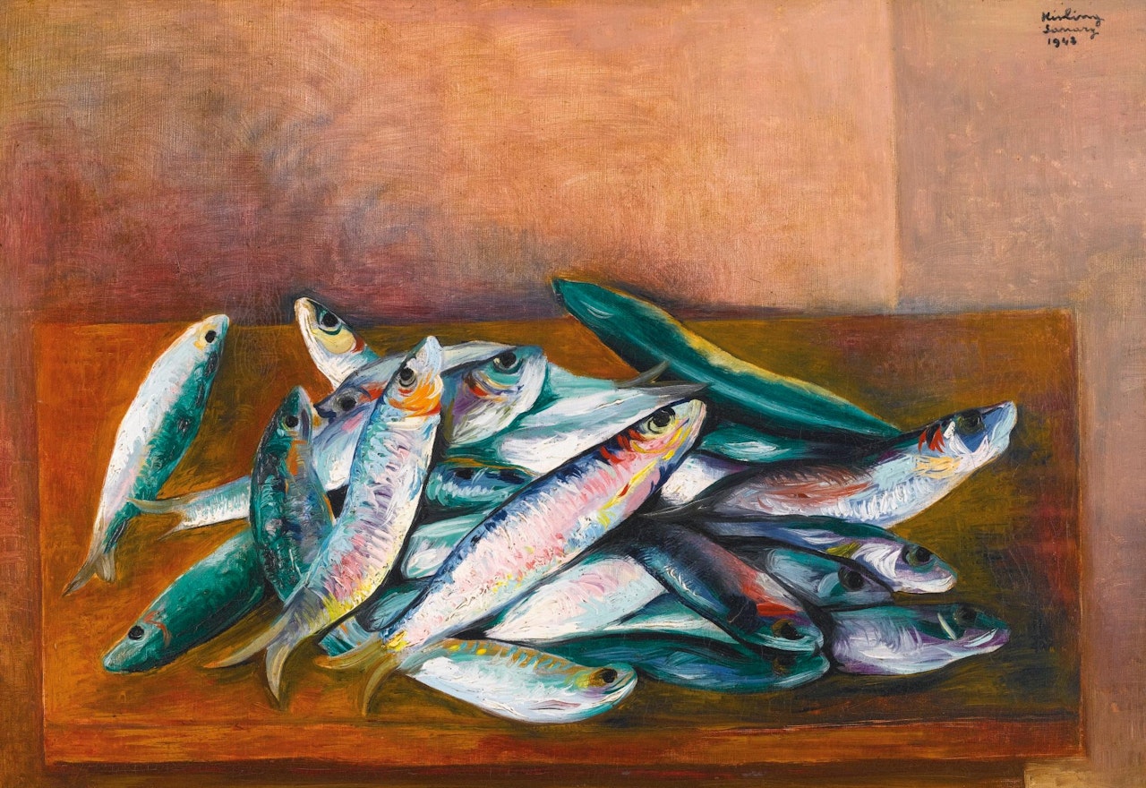 Nature Morte Aux Sardines by Moïse Kisling
