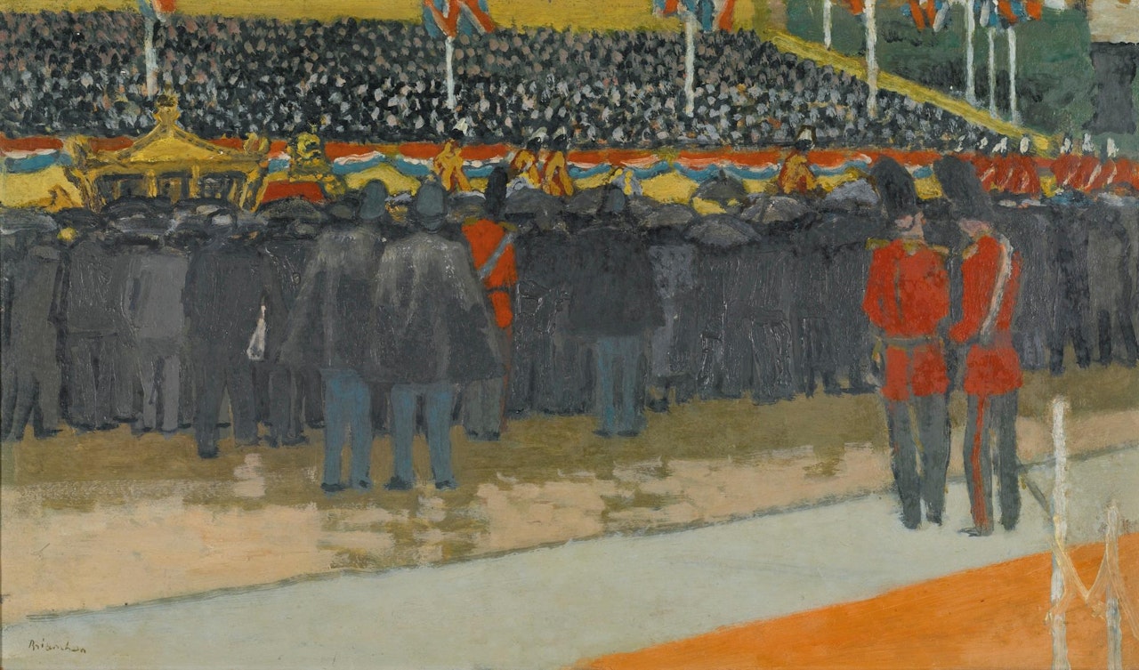 Le Passage Du Carrosse Royal by Maurice Brianchon