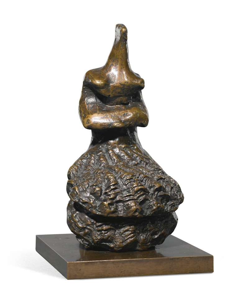 Seated Woman: Shell Skirt by Henry Moore