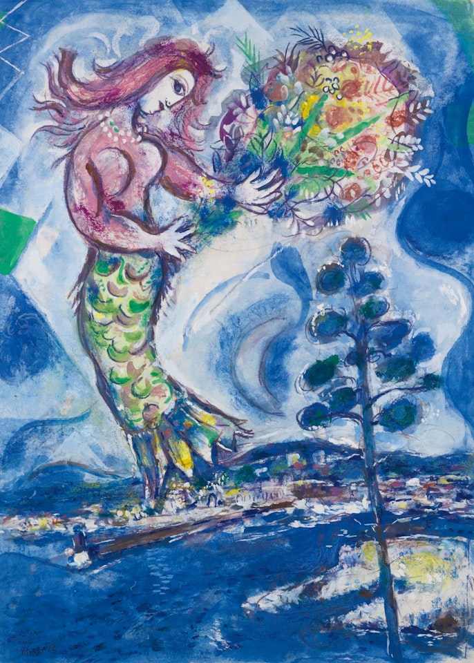 Sir�ne Au Pin by Marc Chagall