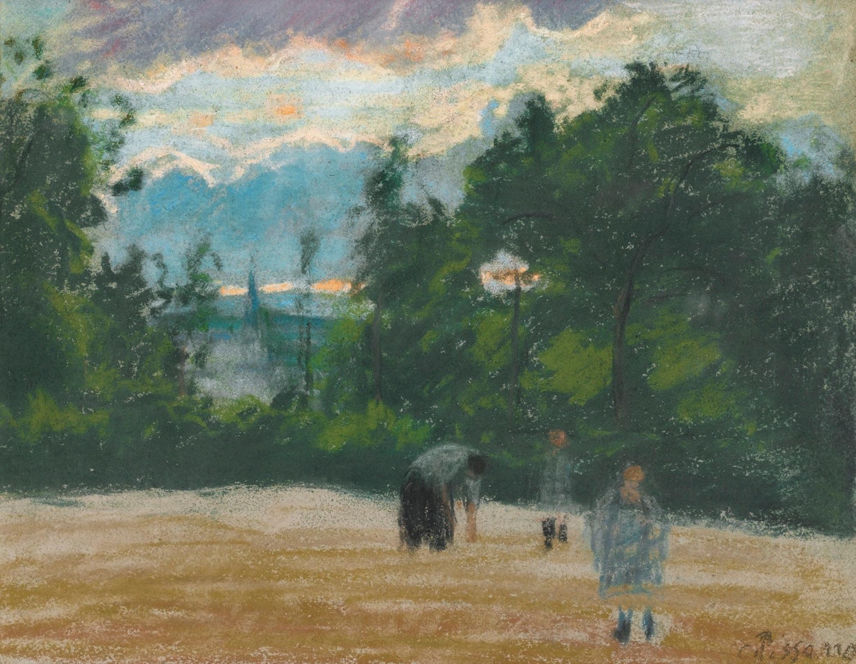 La Clairi�re by Camille Pissarro