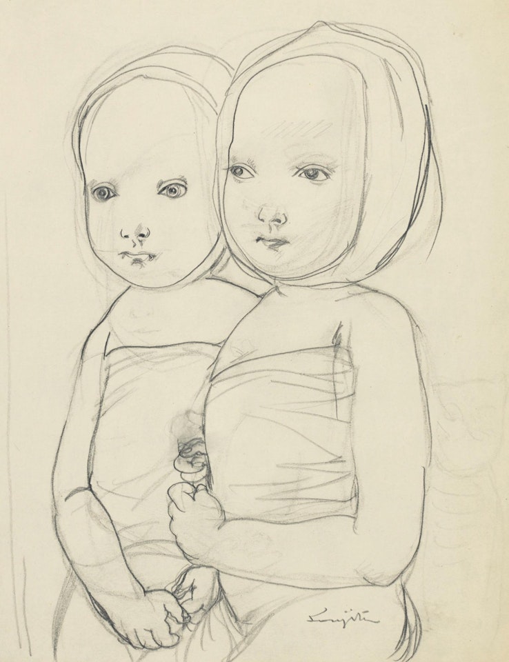 Les Jumelles by Leonard Tsuguharu Foujita
