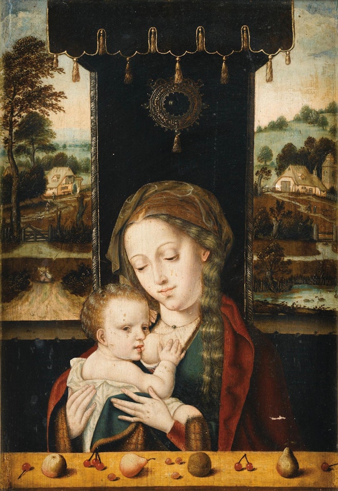 Vierge � l'enfant by Attributed to Pieter Coecke van Aelst I