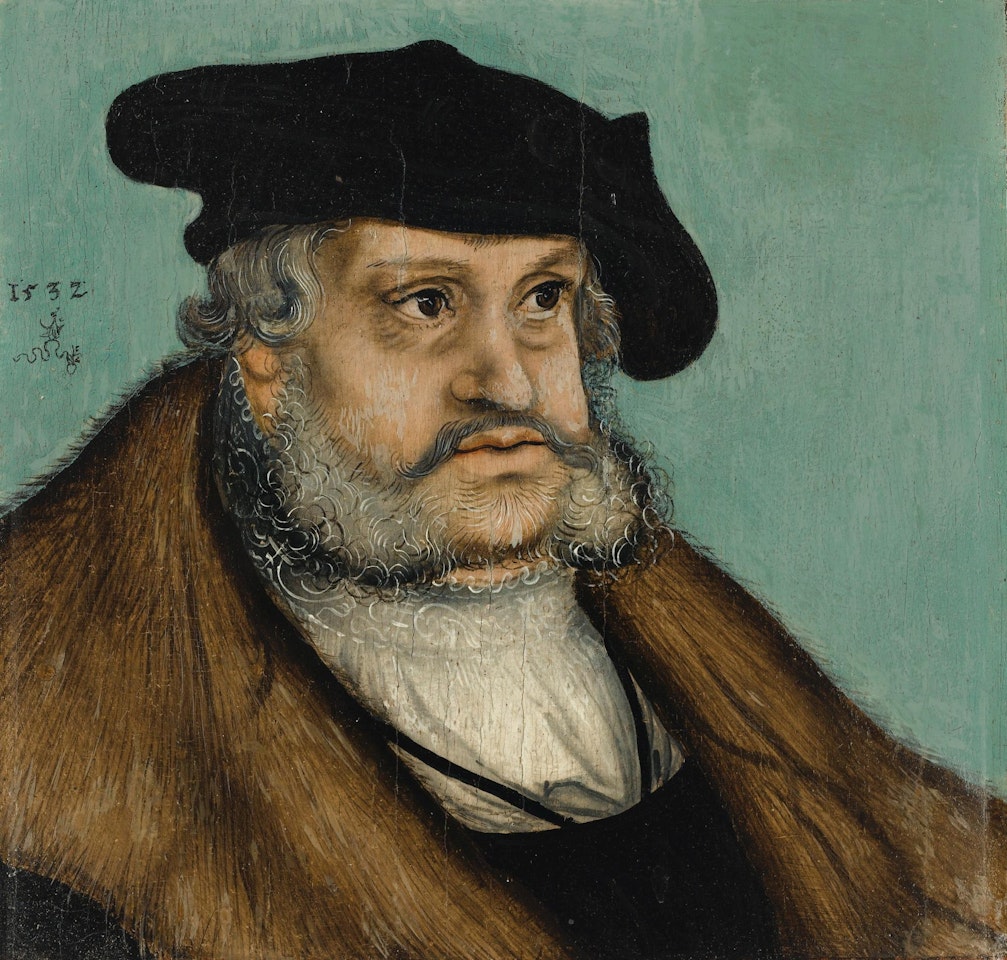 Portrait de Frederick III Le Sage, Prince-electeur de Saxe by Lucas Cranach the Elder