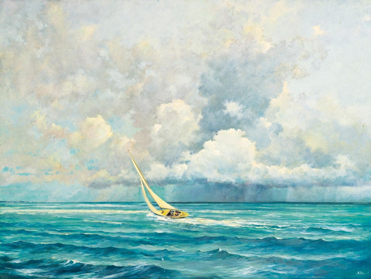 Ahead of the Squall by Eric Sloane