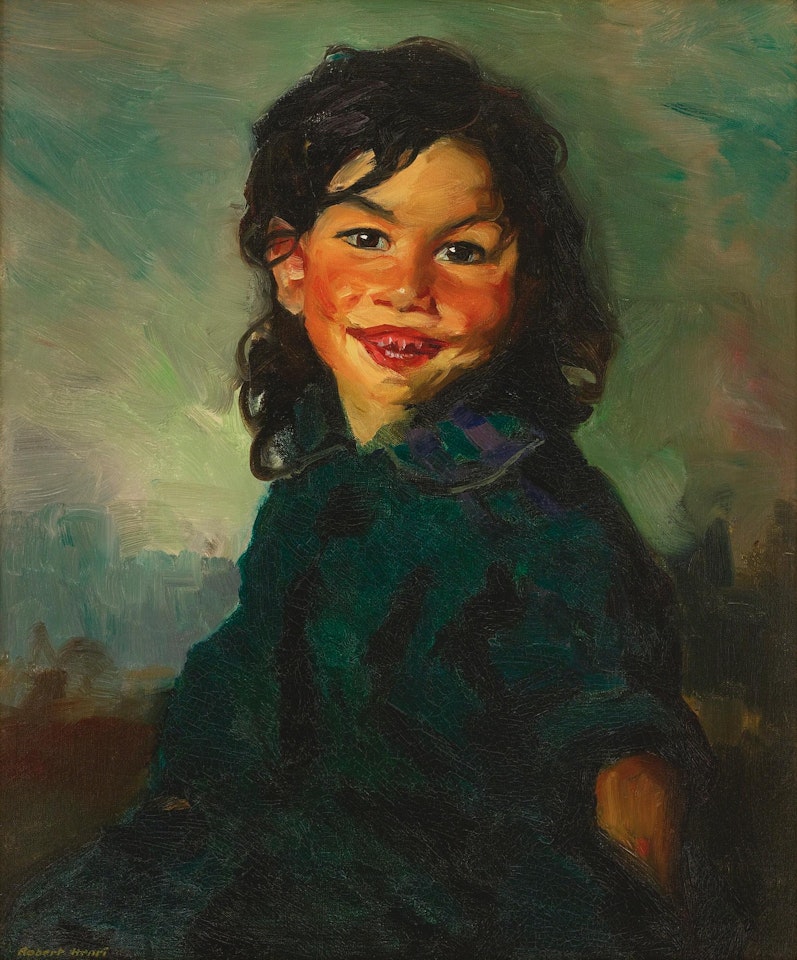 Laughing Gipsy Girl by Robert Henri